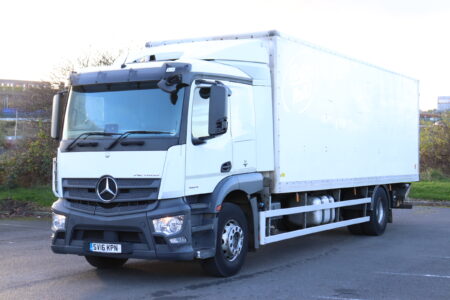 Mercedes Actros 1824 4x2 Boxvan Truck for sale comvex trucks uk export