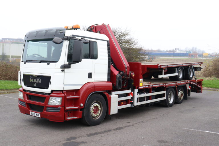 MAN TGS 26 400 6x2 Fassi F445 Crane Cheesewedge Beavertail for sale comvex trucks uk