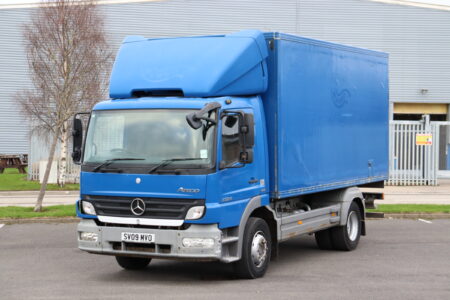 Mercedes Atego 1324 Thermoking V500 Fridge Freezer Meat Hook truck for sale comvex trucks uk